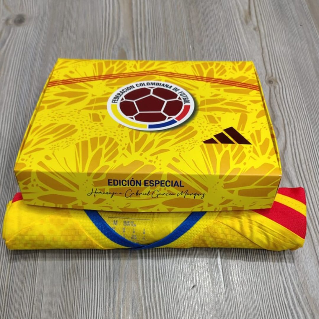 Camiseta Colombia 2026 - Unidos por la Gloria + CAJA de regalo