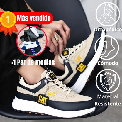 Tenis CAT Confort Premium - Importado de Estados Unidos +1 PAR DE MEDIAS DE REGALO! ÚLTIMAS 3 UNIDADES EN STOCKa