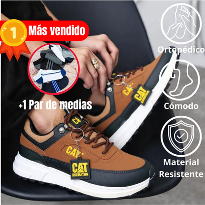 Tenis CAT Confort Premium - Importado de Estados Unidos +1 PAR DE MEDIAS DE REGALO! ÚLTIMAS 3 UNIDADES EN STOCKa