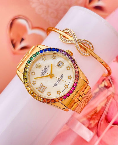 RELOJ ROLEX Stones Colors