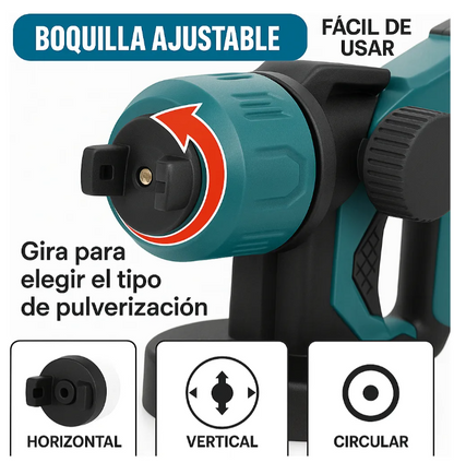 Pistola Eléctrica de Pintura Pro – Acabado Profesional en Minutos - 60% OFF