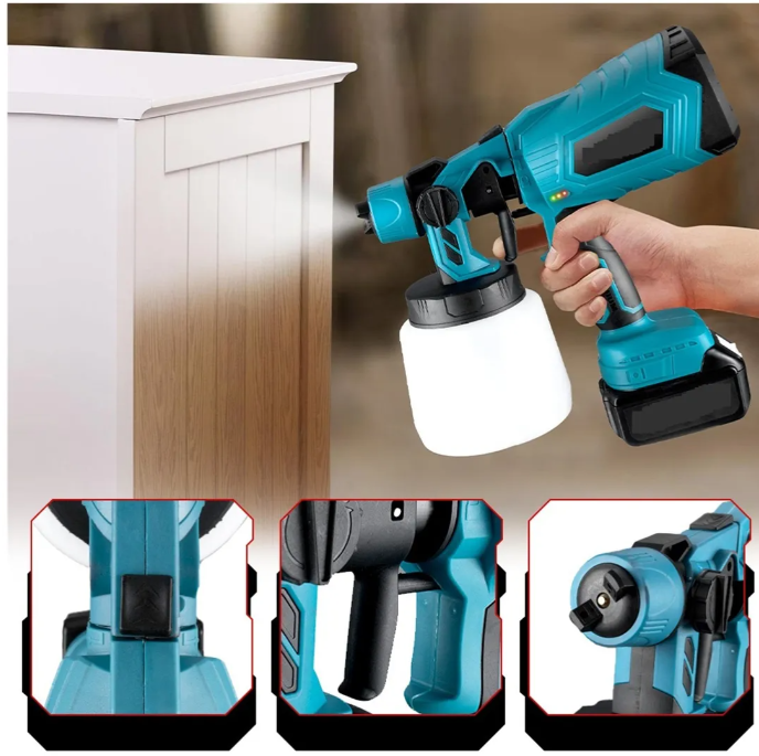 Pistola Eléctrica de Pintura Pro – Acabado Profesional en Minutos - 60% OFF