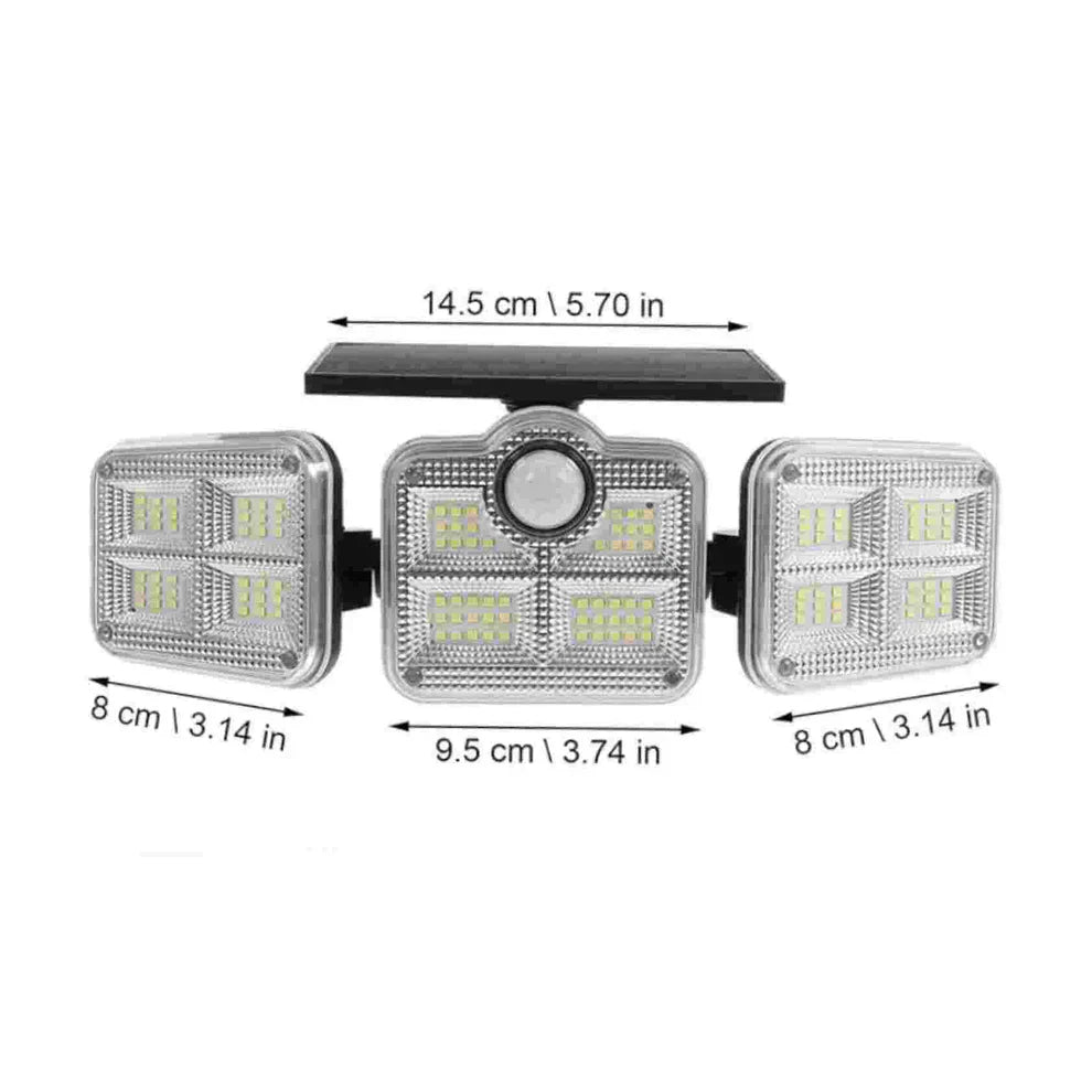 Reflector Solar 3 Cabezales HomeLight + Lampara Tipo Cámara de Regalo