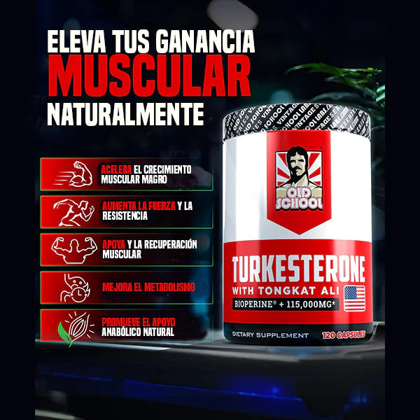 Tukersterone 120 Cápsulas - Más fuerza, más resistencia, más resultado - ¡ÚLTIMAS UNIDADES EN STOCK!