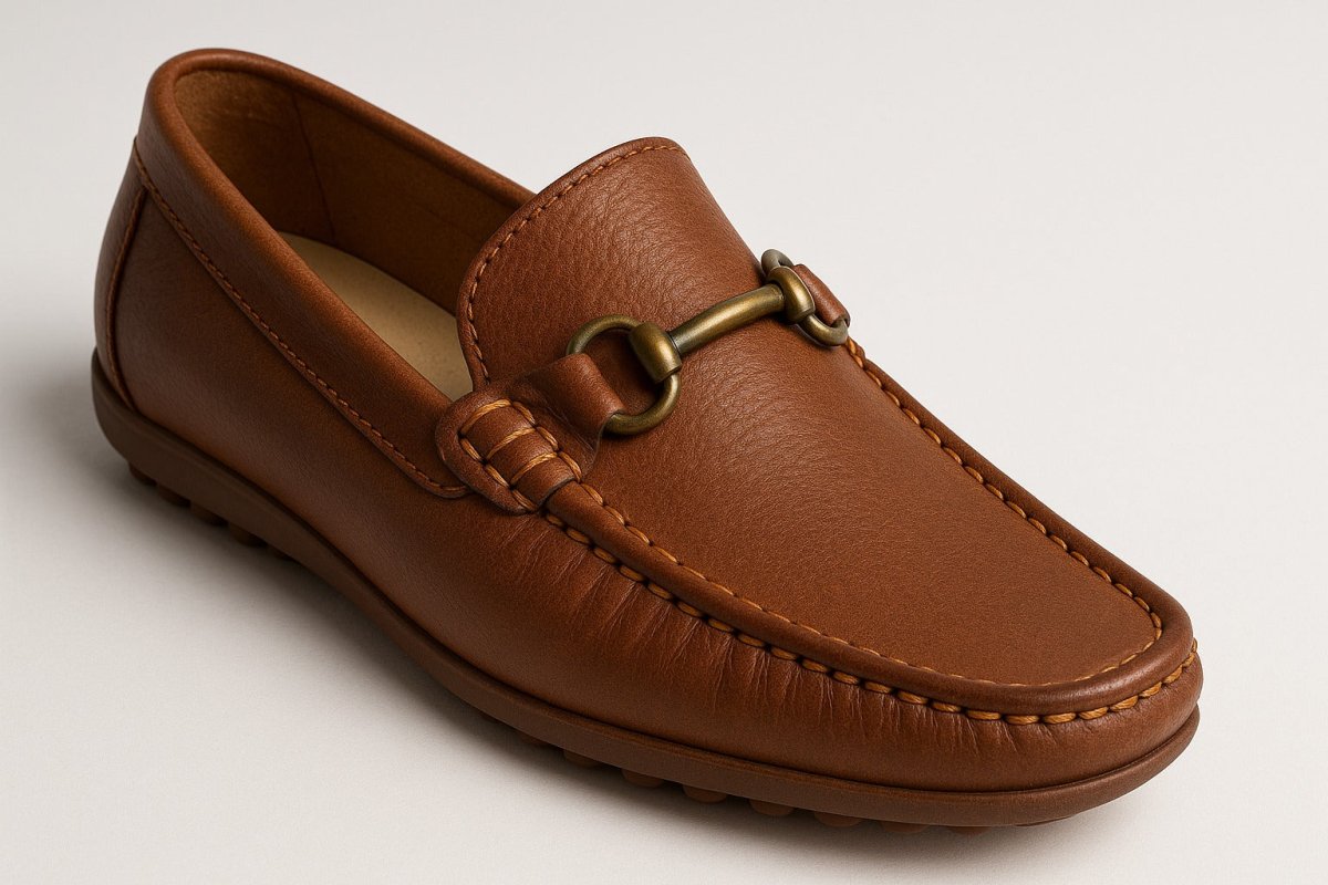 Mocasines para caballero en CUERO