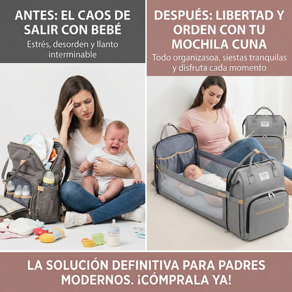 Morral Panelera Cambiadora Confort – Más Comodidad para Papás Modernos