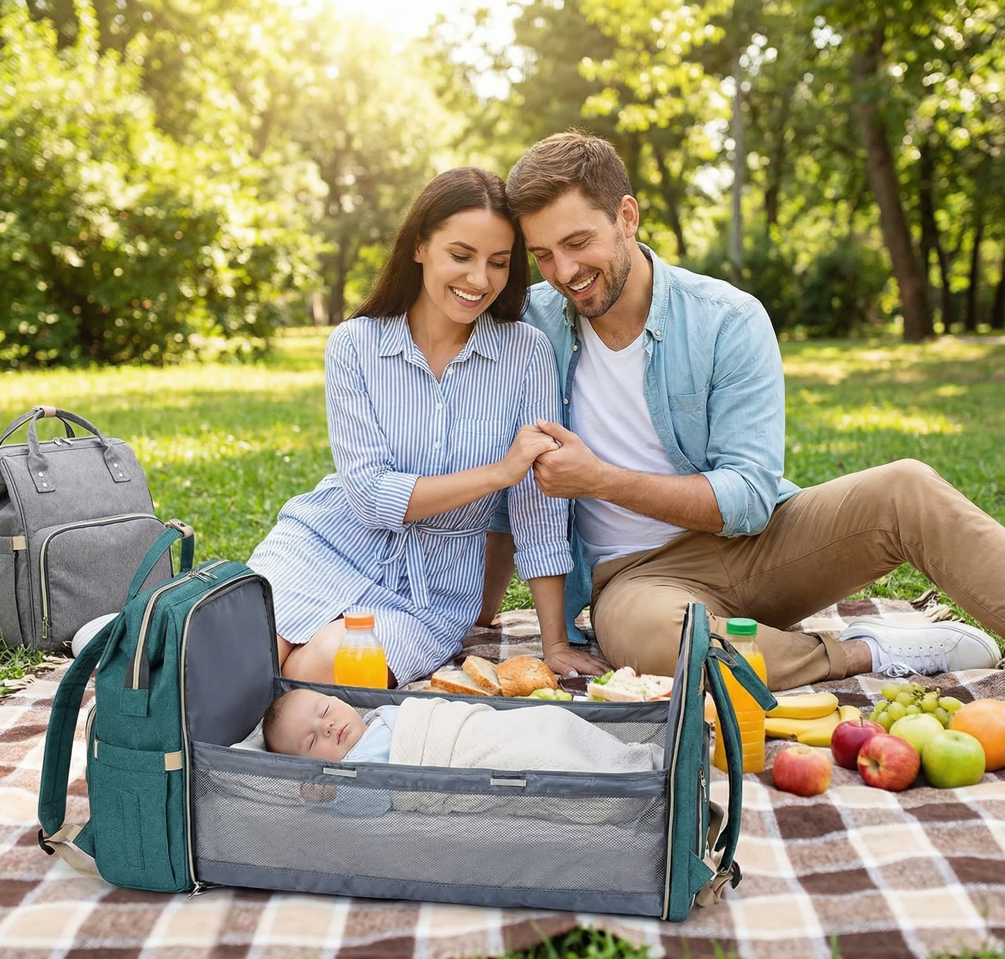 Morral Panelera Cambiadora Confort – Más Comodidad para Papás Modernos